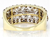 Pre-Owned Champagne Diamond 10k Yellow Gold Band Ring 1.50ctw