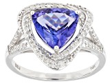 Pre-Owned Tanzanite Rhodium Over 14k White Gold Ring 2.25ctw