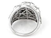 Pre-Owned Moissanite Platineve Cocktail Ring 3.25ctw DEW