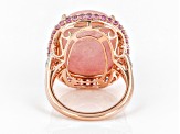 Pre-Owned Pink Opal 14k Rose Gold Ring