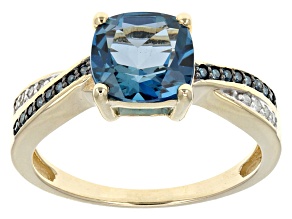 Pre-Owned London Blue Topaz 10k Yellow Gold Ring 2.50ctw