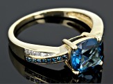 Pre-Owned London Blue Topaz 10k Yellow Gold Ring 2.50ctw