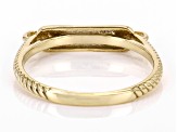 Pre-Owned 10k Yellow Gold ID Tag Ring