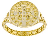 Pre-Owned 10k Yellow Gold St. Benedict Ring