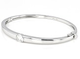 Pre-Owned Moissanite Platineve Bangle Bracelet 1.20ct DEW