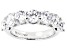 Pre-Owned White Cubic Zirconia Platinum Over Sterling Silver Ring 4.90ctw