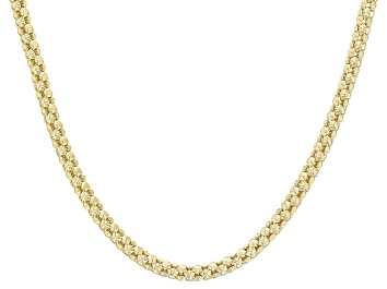 Picture of Pre-Owned 10K Yellow Gold Diamond-Cut Popcorn 18 Inch Chain