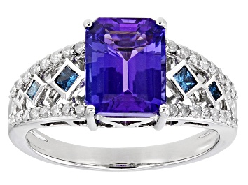 Picture of Pre-Owned Blue Tanzanite Platinum Ring 2.27ctw