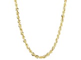 Pre-Owned 10K Yellow Gold 2.5mm Rope 24 Inch Chain