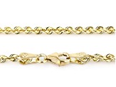 Pre-Owned 10K Yellow Gold 2.5mm Rope 24 Inch Chain