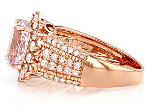 Pre-Owned Pink Kunzite 14K Rose Gold Ring 2.81ctw