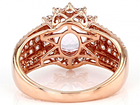 Pre-Owned Pink Kunzite 14K Rose Gold Ring 2.81ctw