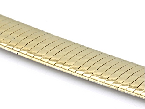 Pre-Owned Sterling Silver & 18k Yellow Gold Over Sterling Silver 5.8mm Reversible Omega Chain 20 Inc