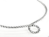 Pre-Owned Sterling Silver Rope Collar