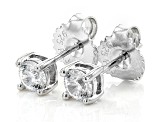 Pre-Owned Dillenium Cut White Cubic Zirconia Rhodium Over Sterling Silver Jewelry Set 18.92ctw