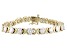 Pre-Owned Moissanite 14k yellow gold over sterling silver tennis bracelet 11.00ctw DEW