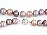 Pre-Owned Genusis™ Cultured Freshwater Pearl Rhodium Over Sterling Silver 20 Inch Strand Necklace