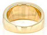 Pre-Owned 10k Yellow Gold Polished Tapered Dome Ring