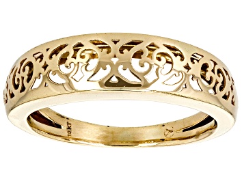 Picture of Pre-Owned 10k Yellow Gold Filigree Band Ring