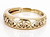 Pre-Owned 10k Yellow Gold Filigree Band Ring