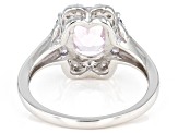 Pre-Owned Kunzite Rhodium Over Sterling Silver Ring 1.94ctw