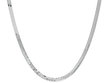 Picture of Pre-Owned Sterling Silver 2.4mm Herringbone 18 Inch Chain