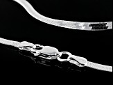 Pre-Owned Sterling Silver 2.4mm Herringbone 18 Inch Chain