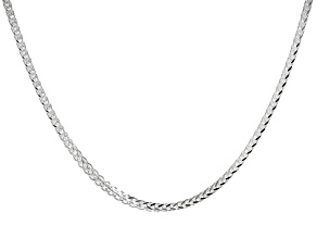 Pre-Owned Sterling Silver 3mm Diamond-Cut Wheat 20 Inch Chain
