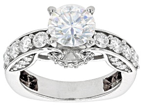 Pre-Owned Moissanite Platineve Ring 3.14ctw DEW