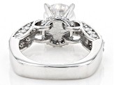 Pre-Owned Moissanite Platineve Ring 3.14ctw DEW