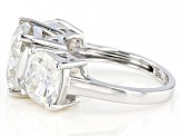 Pre-Owned Moissanite Platineve Ring 10.61ctw DEW.