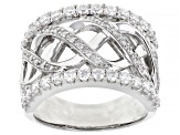 Pre-Owned Moissanite Platineve Ring 1.14ctw DEW.