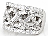 Pre-Owned Moissanite Platineve Ring 1.14ctw DEW.