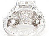 Pre-Owned Moissanite Platineve Ring 7.55ctw DEW.