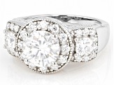 Pre-Owned Moissanite Platineve Ring 3.24ctw DEW