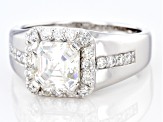 Pre-Owned Moissanite Platineve Mens Ring 3.68ctw DEW.