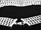 Pre-Owned Sterling Silver Multistrand 18 Inch Necklace