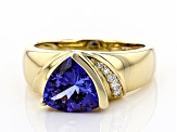 Pre-Owned Blue Tanzanite 14K Yellow Gold Ring 2.05ctw