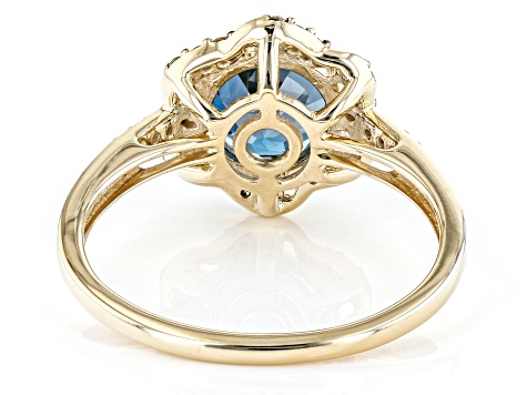 Pre-Owned London Blue Topaz 10K Yellow Gold Ring 2.11ctw