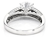 Pre-Owned Moissanite Platineve Ring 2.82ctw DEW.