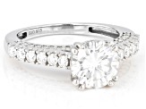 Pre-Owned Moissanite Platineve Ring 2.64ctw DEW