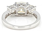 Pre-Owned Moissanite Platineve Ring 3.28ctw DEW.