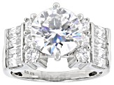 Pre-Owned Moissanite Platineve Engagement Ring 4.92ctw DEW