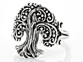 Pre-Owned Sterling Silver "Tree of Life" Ring