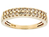 Pre-Owned Candlelight Diamonds™ 10k Yellow Gold Band Ring 0.55ctw