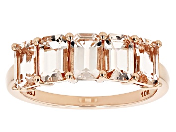 Picture of Pre-Owned Morganite 10k Rose Gold Ring 1.91ctw