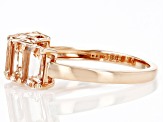 Pre-Owned Morganite 10k Rose Gold Ring 1.91ctw
