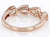 Pre-Owned Peach Morganite 10k Rose Gold Ring 1.36ctw