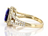 Pre-Owned Blue Tanzanite 14k Yellow Gold Ring 2.50ctw