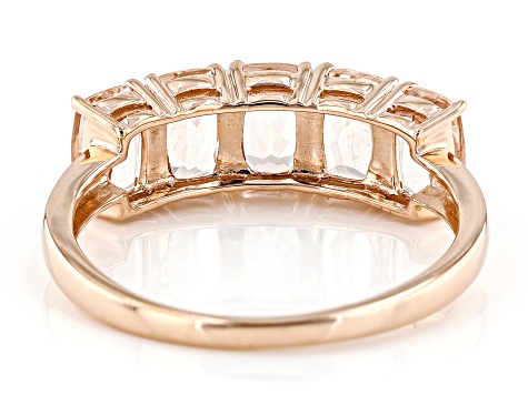 Pre-Owned Morganite 10k Rose Gold Ring 2.04ctw